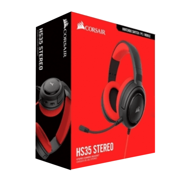 Audifono Corsair Hs35 Stereo Rojo - Image 3