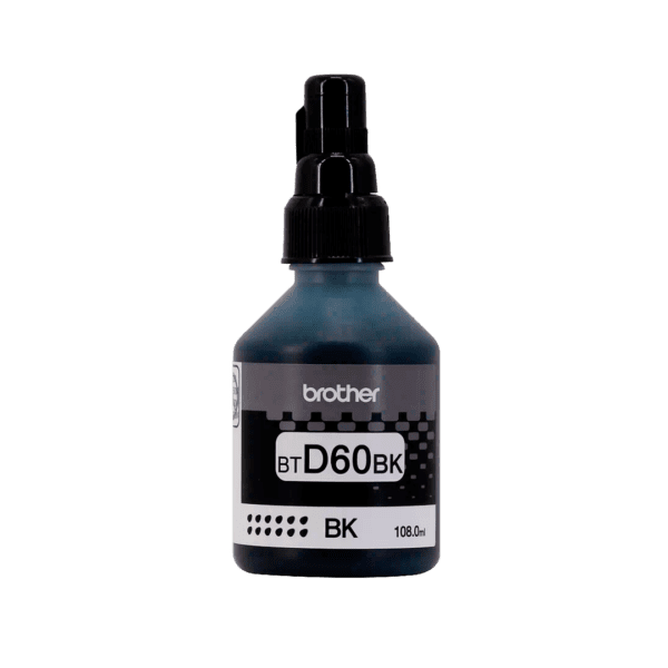 Tinta Brother Bt-D60Bk Original Color Negro , 108 Ml