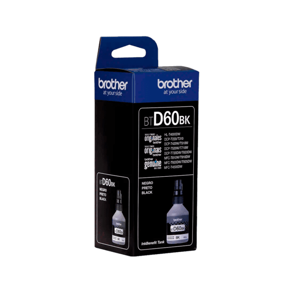 Tinta Brother Bt-D60Bk Original Color Negro , 108 Ml - Image 2