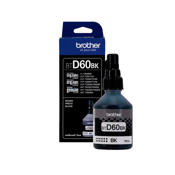 Tinta Brother Bt-D60Bk Original Color Negro , 108 Ml - Image 3