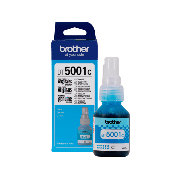 Tinta Brother Bt-5001C Original Color  Cian, 48,8 Ml - Image 3