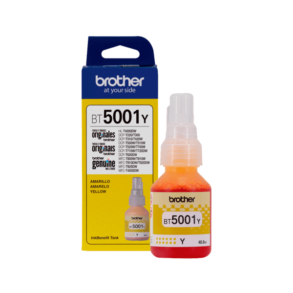 Tinta Brother Bt-5001Y Original Color  Yellow, 48,8 Ml - Image 3