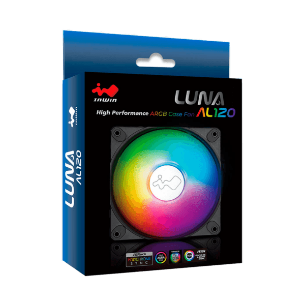 Ventilador  Inwin Luna Al120 Triple Pack Argb 120 Mm