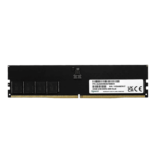 Memoria Ram Apacer Ddr5 32Gb 4800 Mhz  S/Disc. Soporta Amd