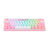 Teclado Redragon K616 Fizz Pro Rgb Blanco/Rosa Mecánico  Inalámbrico Ingles  Switch Rojo - Image 4