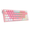 Teclado Redragon K616 Fizz Pro Rgb  Rosa/Blanco Mecánico Inalámbrico Ingles Switch Rojo - Image 2