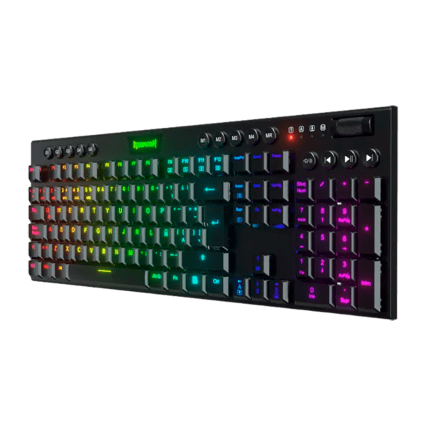 Teclado Redragon  Horus K619 Rgb Mecánico Usb Español Swicth Rojo - Image 3