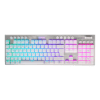 Teclado Redragon  Horus K619W Rgb Blanco Mecánico Usb Español Switch Rojo