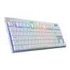 Teclado Redragon Horus K621W  Rgb Tkl Blanco Mecánico Inalámbrico Español  Switch Rojo - Image 2