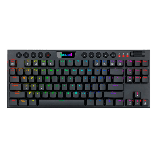 Teclado Redragon  Horus K622 Tkl Rgb Mecánico Usb Español Switch Rojo