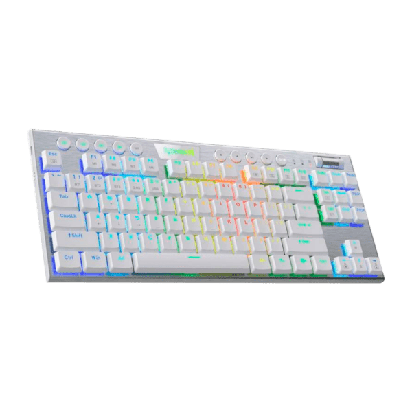 Teclado Redragon Horus K622W Tkl Rgb Blanco Mecánico Usb Español Switch Rojo - Image 2
