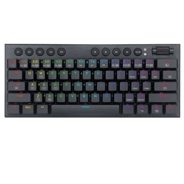 Teclado Redragon Horus Mini K632 Mecánico Inalámbrico Ingles Switch Rojo - Image 3