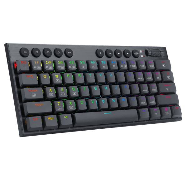 Teclado Redragon Horus Mini K632 Mecánico Inalámbrico Ingles Switch Rojo