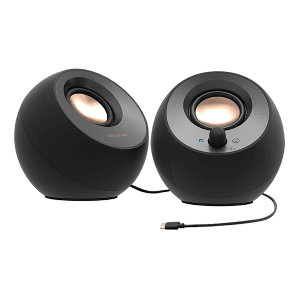 Parlante  Creative  Pebble V3 Altavoces 2.0 De Escritorio Color Negro
