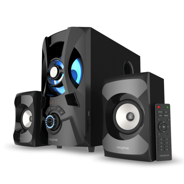 Parlante  Creative  Sbs E2900 Altavoces 2.1 Equipo De 4 Pzas/Color Negro