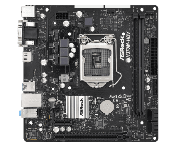 Tarjeta Madre Intel Asrock H370M-Hdv Ddr4  Intel® H370 - Image 2