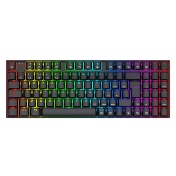 Teclado Redragon K669 Ziggs Mecánico  Rgb Switch Rojo español