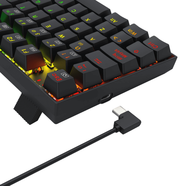 Teclado Redragon K669 Ziggs Mecánico  Rgb Switch Rojo español - Image 7