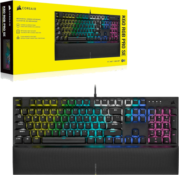 Teclado Corsair K60 Rgb Pro Mecánico 100% Switch Cherry Mv - Image 2