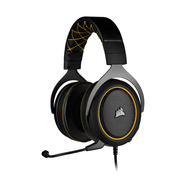 Audifono Corsair Hs60 Pro Amarillo 7.1 Envolvente 3,5 Mm