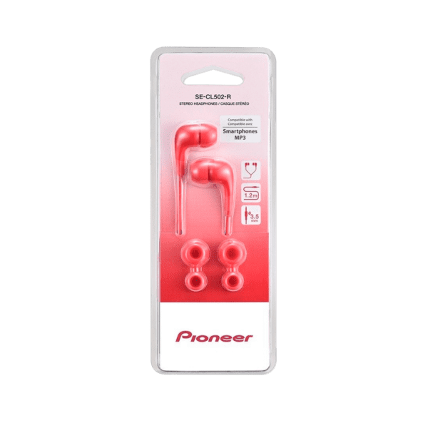 Audifono Pioneer Se-Cl502-R  3,5 Mm  Color Rojo - Image 2