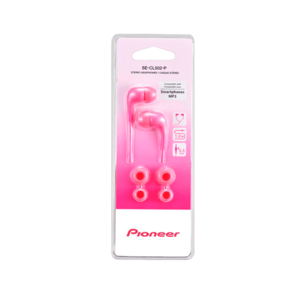 Audifono Pioneer Se-Cl502-P  3,5 Mm  Color Rosado - Image 2