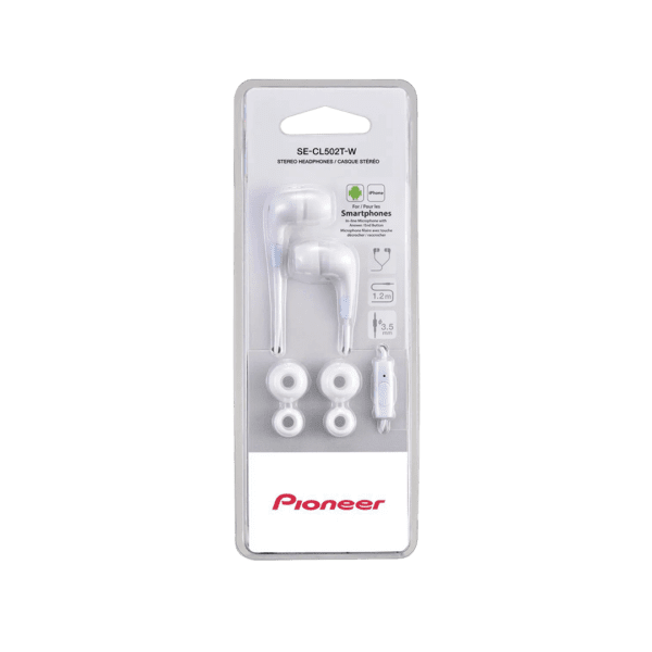 Audifono Pioneer Se-Cl502-W  3,5 Mm  Color Blanco - Image 2
