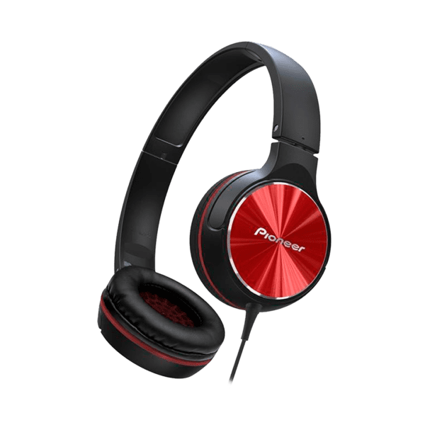 Audifono Pioneer Se-Mj532-R  Diadema Cerrado Plegable Color Rojo