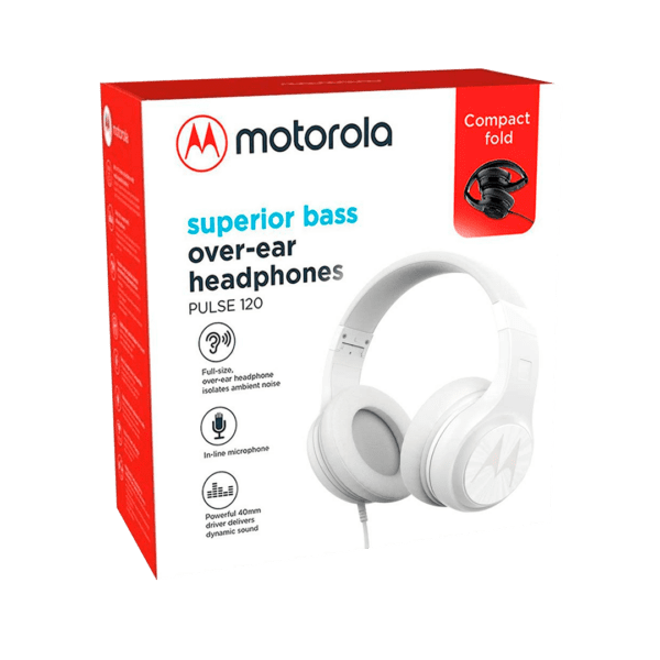 Audifono Motorola Mo Pulse 120 Blanco - Image 3