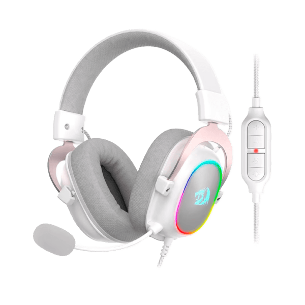 Audifono Redragon H510W-Rgb Zeus X 7.1 Virtual, Usb, Rgb, Blanco - Image 4