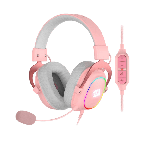 Audifono Redragon H510P Rgb Zeus X 7.1 Virtual, Usb, Rgb, Rosado - Image 4