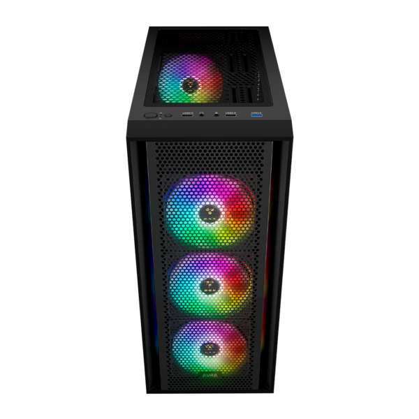 CASE GAMDIAS AURA GC2 Elite ARGB MID Tower, ATX. - Image 3