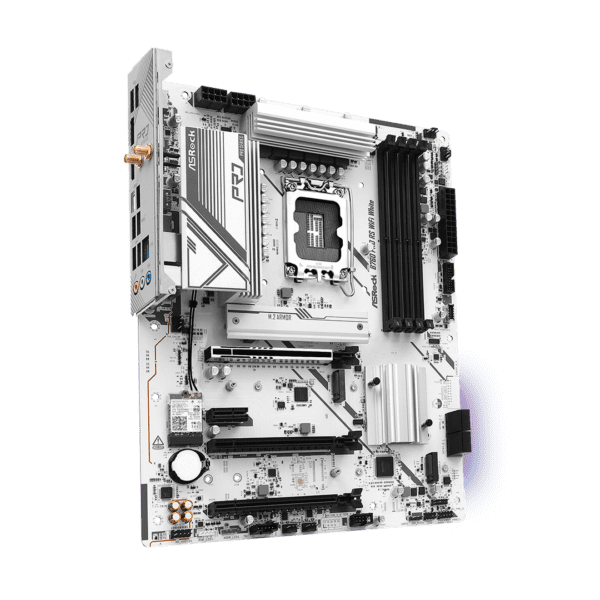 TARJETA MADRE INTEL ASROCK B760 PRO RS WIFI WHITE  DDR5 7200Mhz - Image 4