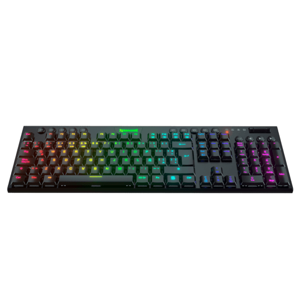 TECLADO REDRAGON K618 Horus FS Black RGB Red Switch Español - Image 3