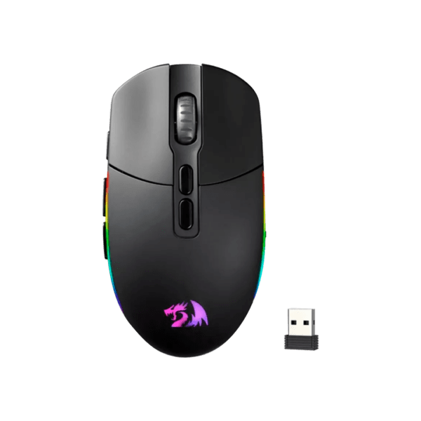 MOUSE REDRAGON M719 RGB Invader Pro Negro 10.000DPI, Wireless Dongle