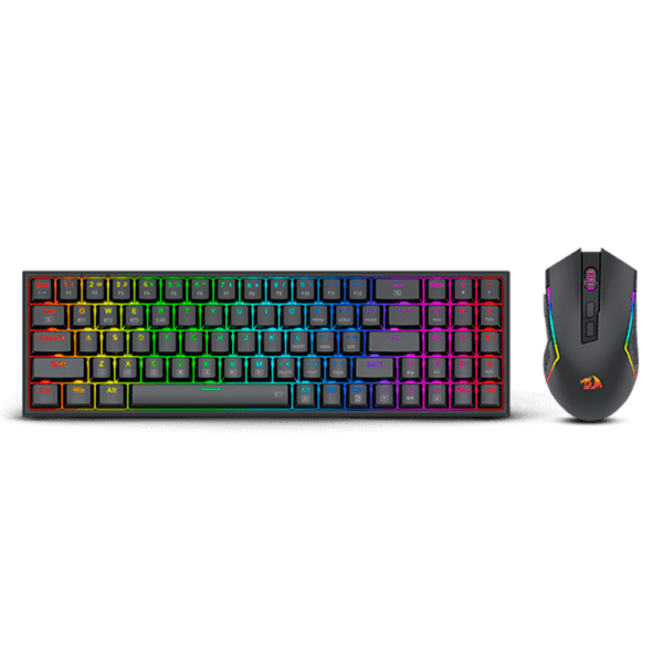 COMBO REDRAGON S136 Pollux RGB + Trident RGB Wireless Dongle