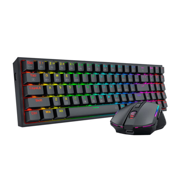 COMBO REDRAGON S136 Pollux RGB + Trident RGB Wireless Dongle - Image 2