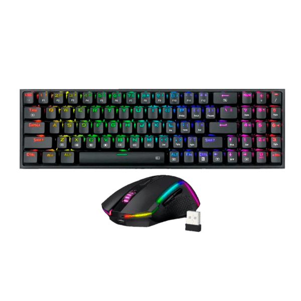 COMBO REDRAGON S136 Pollux RGB + Trident RGB Wireless Dongle - Image 3