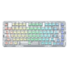 TECLADO REDRAGON K649CT ELF PRO RGB Transparente, Switch Custom, Wireless BT, Dongle,78%