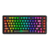 TECLADO REDRAGON K649CT ELF PRO RGB Black, Switch Custom, Wireless BT, Dongle,78%