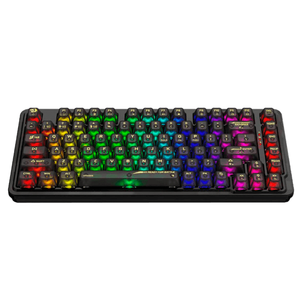 TECLADO REDRAGON K649CT ELF PRO RGB Black, Switch Custom, Wireless BT, Dongle,78% - Image 3