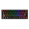 TECLADO REDRAGON K617CTB-RGB Fizz RGB Black, Bluetooth Dongle USB, 60%