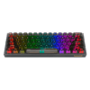 TECLADO REDRAGON K617CTB-RGB Fizz RGB Black, Bluetooth Dongle USB, 60% - Image 4