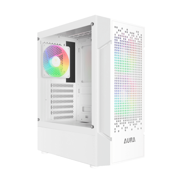 CASE GAMDIAS AURA GC7 WH ARGB ATX, Micro-ATX, ITX ARGB