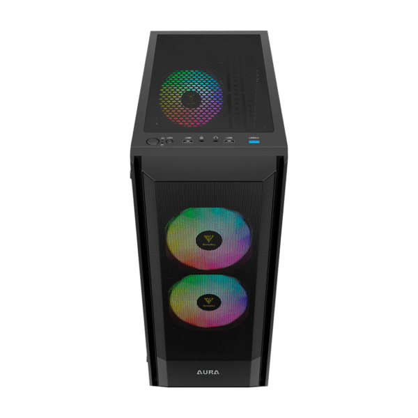 CASE GAMDIAS AURA GC6 ELITE ARGB ATX, Micro-ATX, ITX ARGB - Image 4