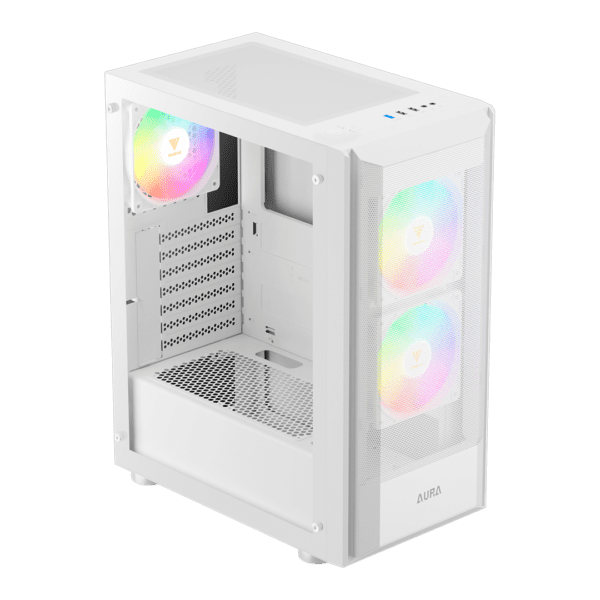 CASE GAMDIAS AURA GC6 ELITE ARGB WH ATX, Micro-ATX, ITX  ARGB - Image 4