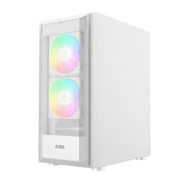 CASE GAMDIAS AURA GC6 ELITE ARGB WH ATX, Micro-ATX, ITX  ARGB - Image 5