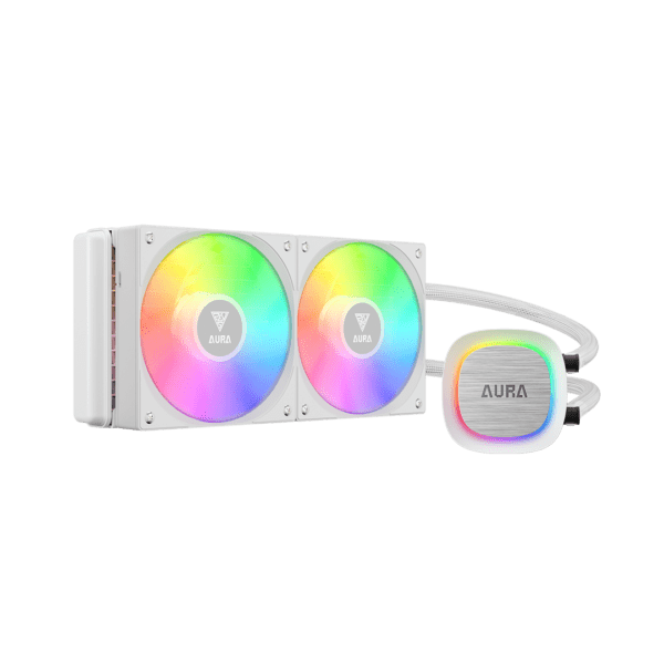 REFRIGERACION LIQUIDA GAMDIAS AURA GL240 V2 WH Intel: LGA 1700 ,AMD: AM5 ARGB