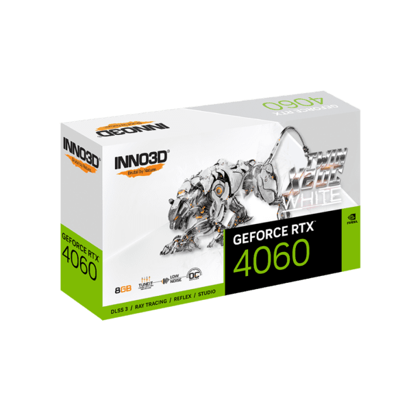 TARJETA DE VIDEO INNO3D GEFORCE RTX4060 TWIN X2 OC WHITE 8GB GDDR6 - Image 3