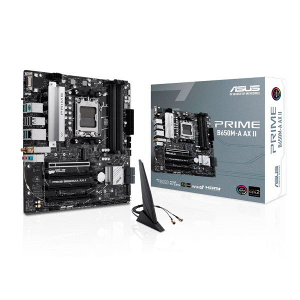 TARJETA MADRE AMD ASUS PRIME B650M-A AX II DDR5 Wi-Fi 6